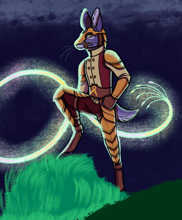 rendered fullbody w/ background elements (unfinished)